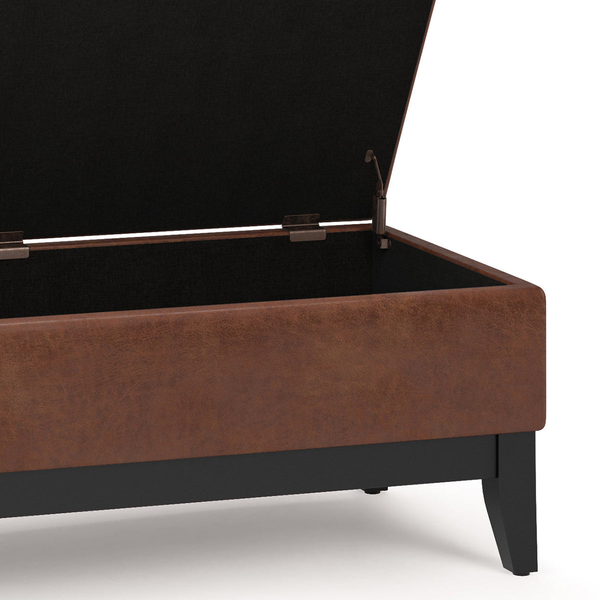 Oregon 42 Inch Wide Storage Ottoman Bench with Tray