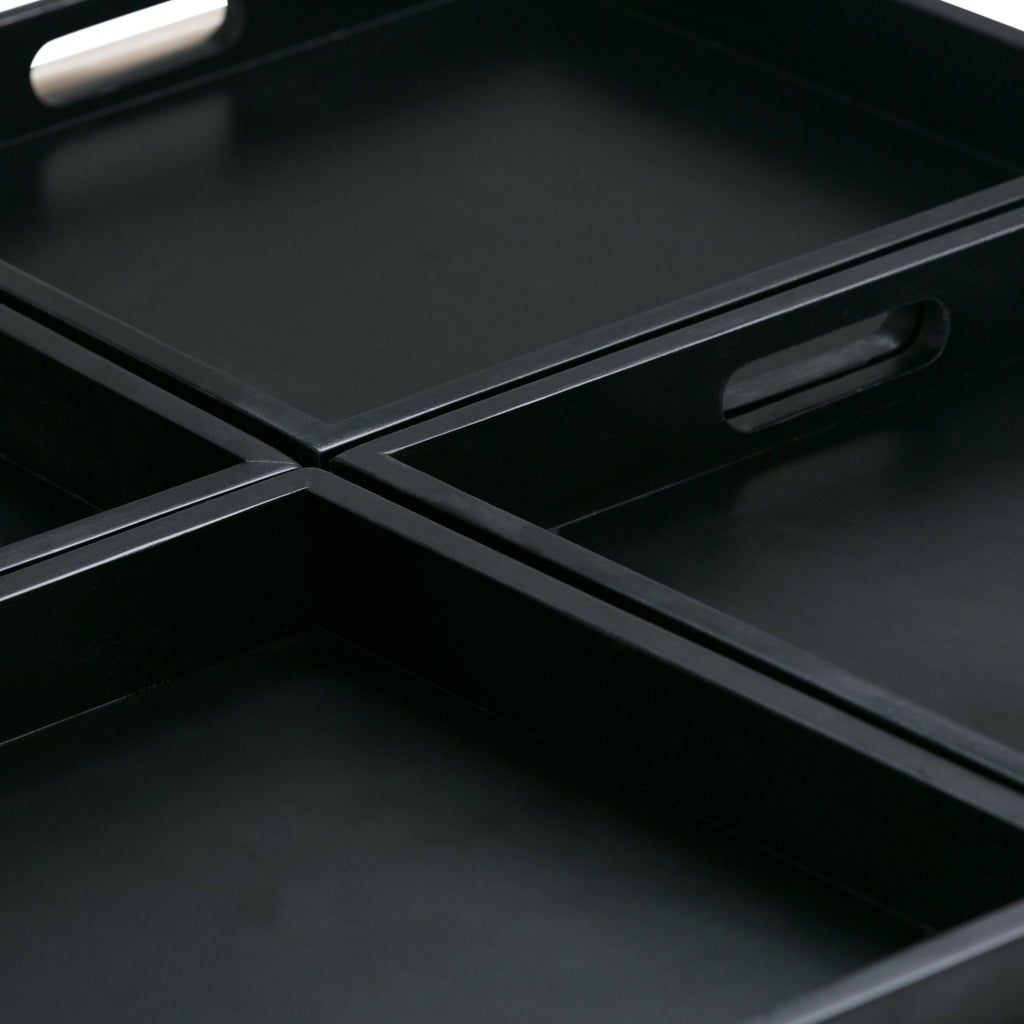 Avalon Square Coffee Table Storage Ottoman
