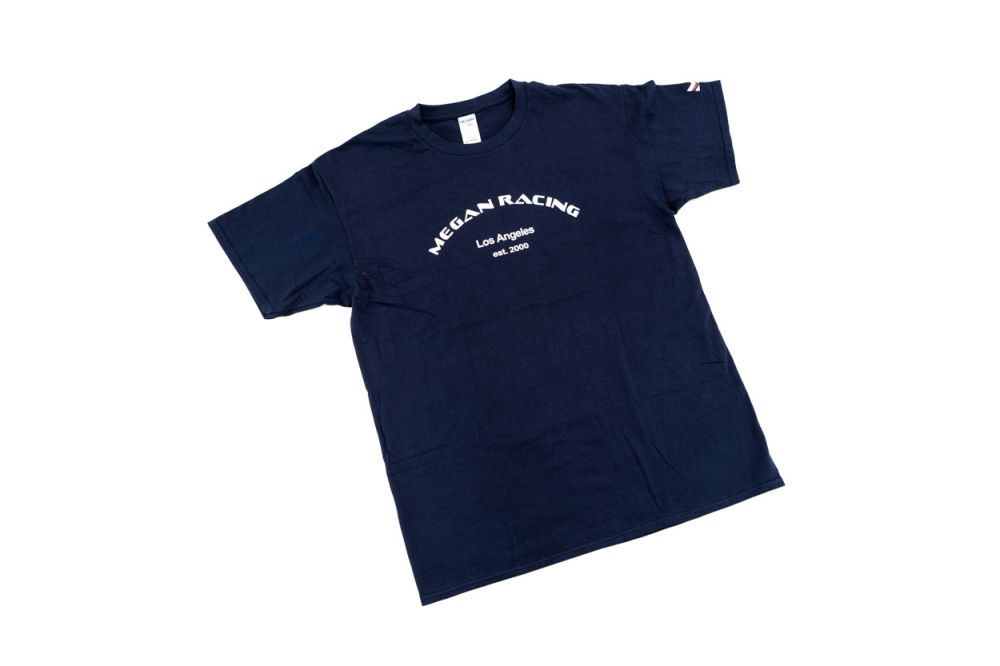 Megan Racing T Shirt V2 Blue - MR-CL-EST-BL