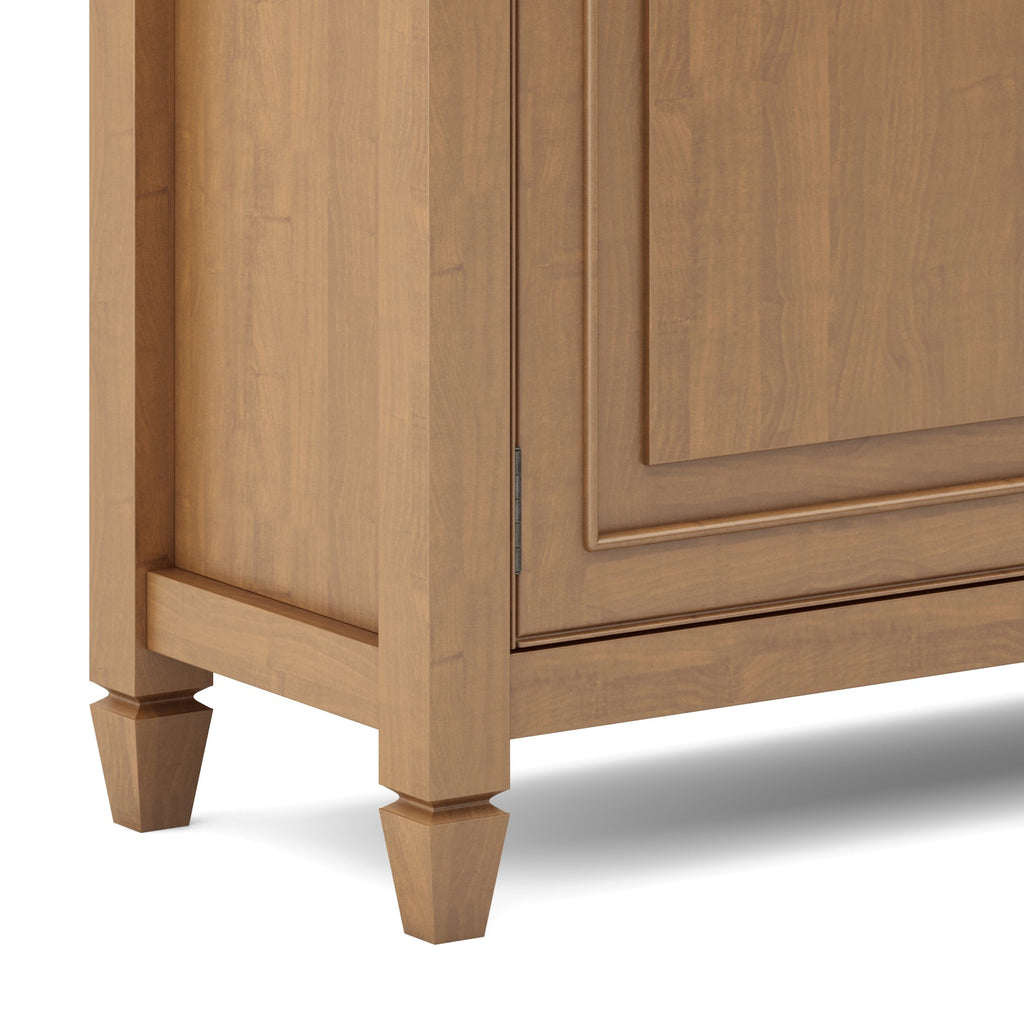 Connaught Solid Wood Entryway Storage Cabinet in Light Golden