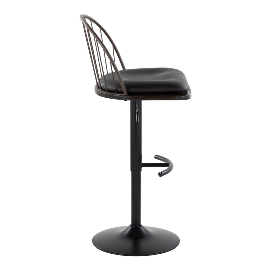 Adjustable Height Barstool with Swivel
