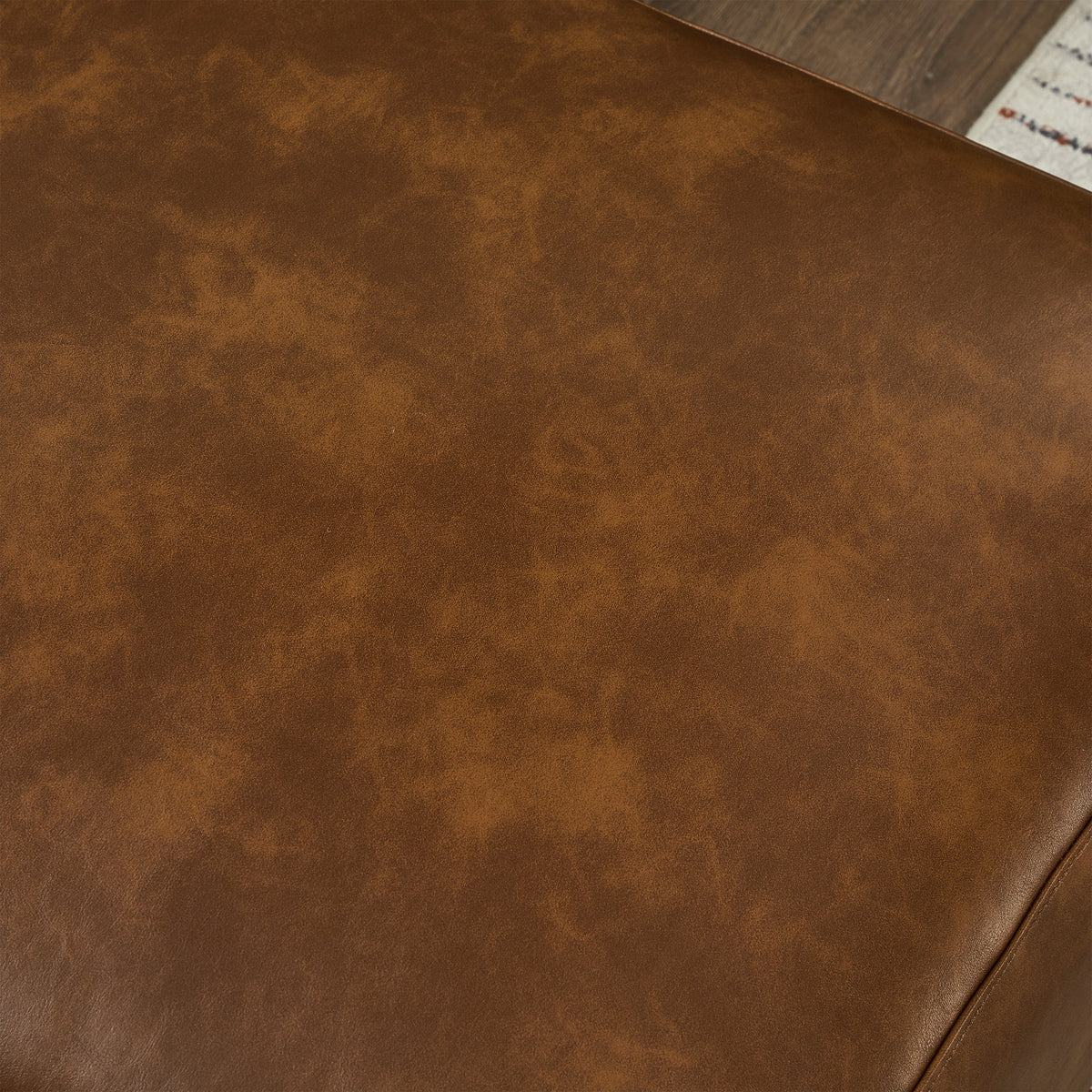 112" Luxury PU Leather Sofa