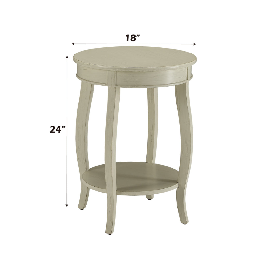Aberta Antique Round Leg Table