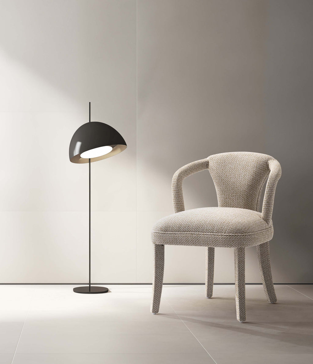 Palmer Upholstered Tweed Armchair