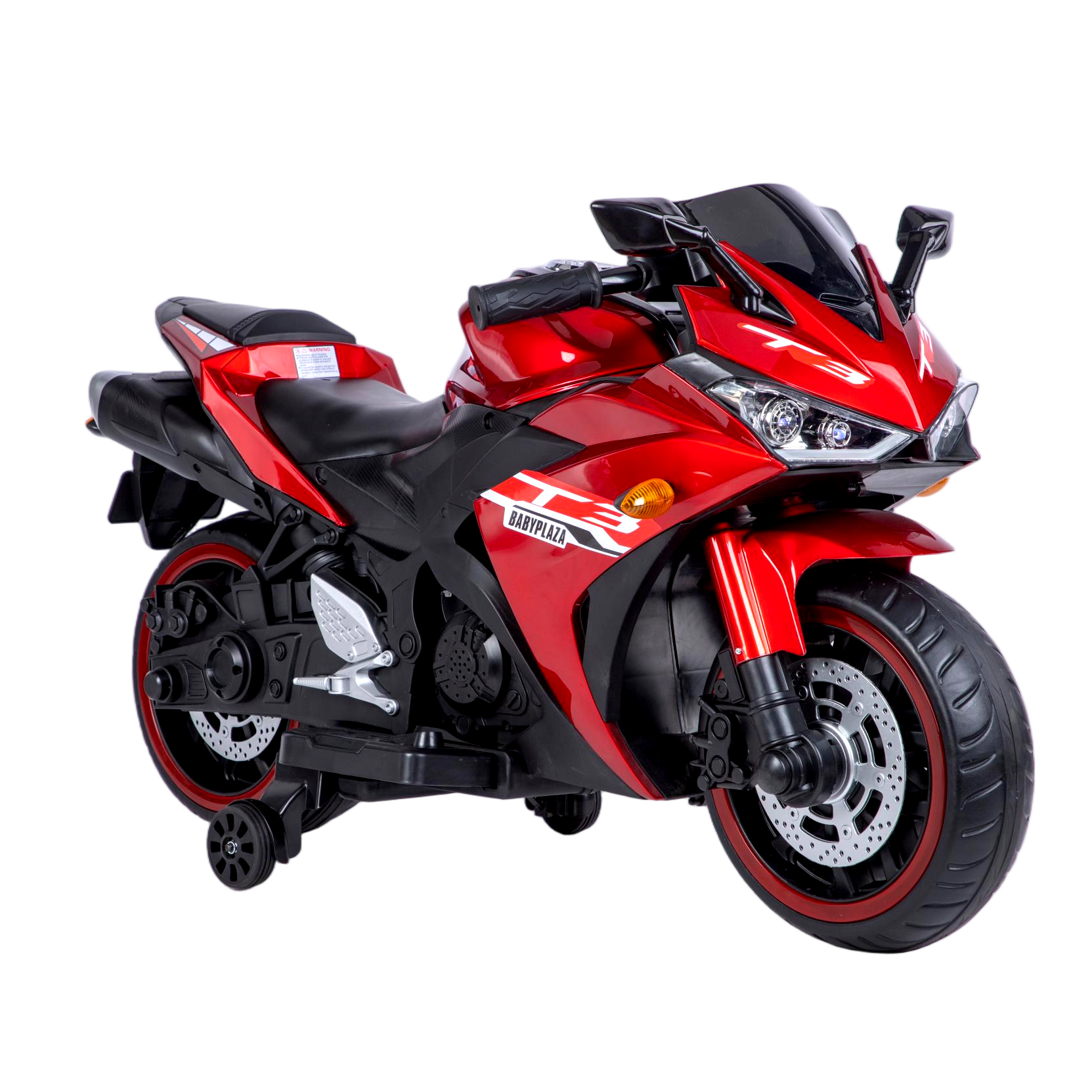 Kids Motorcycle 12V Ride-On Toy for Ages 3-8