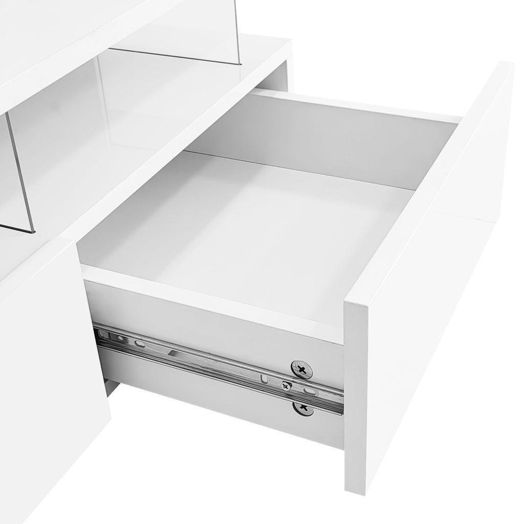 Vibe Haus Lift-Top Coffee Table with 2 Drawers