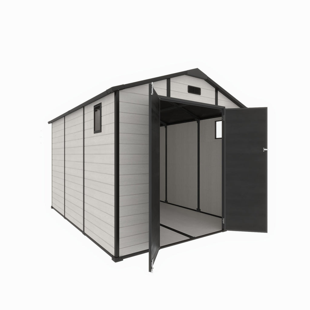 8x10 FT Plastic Outdoor Storage Shed