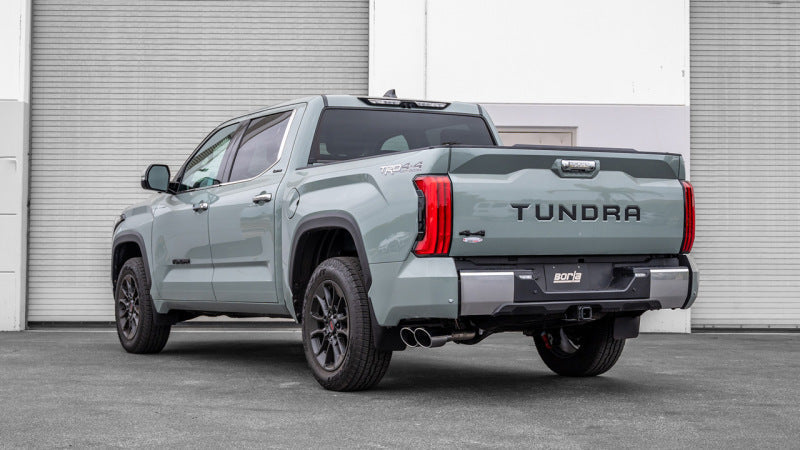 Borla 22-24 Toyota Tundra 3.4L V6 (Inc. Hyb.) Ext. Cab/STD Bed/145.7in WB ATAK Cat-Back - Chrome 140940