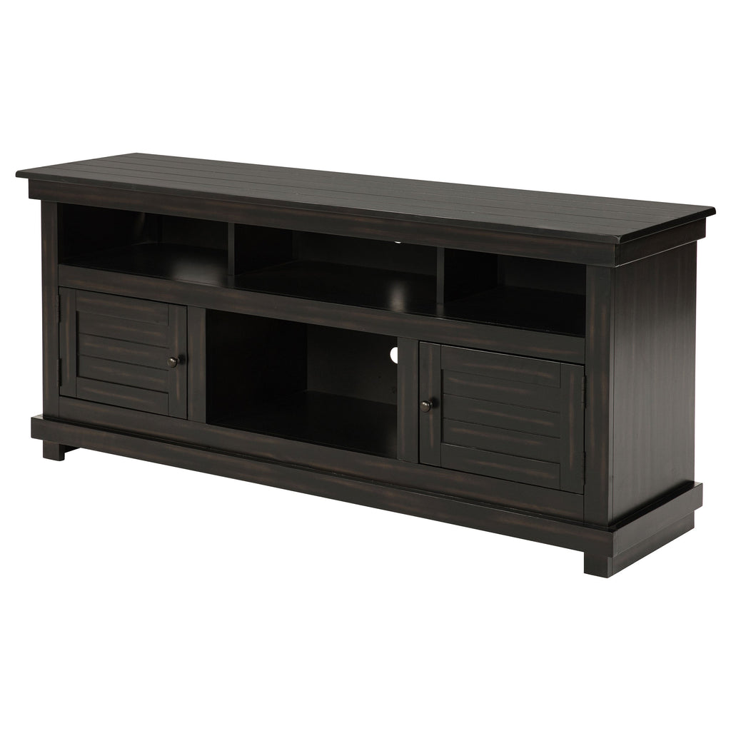 Castleton Distressed Java TV Stand Media Console