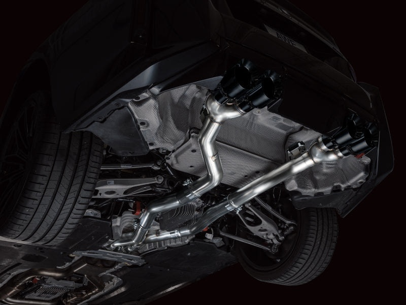 AWE Tuning 23-24 BMW G87 M2 Track Edition Exhaust - Diamond Black Tips 3020-43487