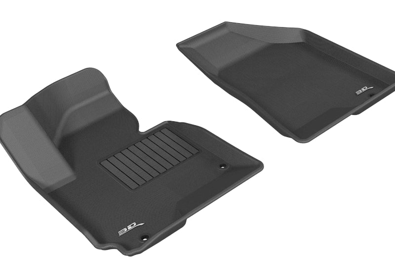 3D MAXpider 2011-2013 Kia/Hyundai Sportage/Tucson Kagu 1st Row Floormat - Black L1KA00711509