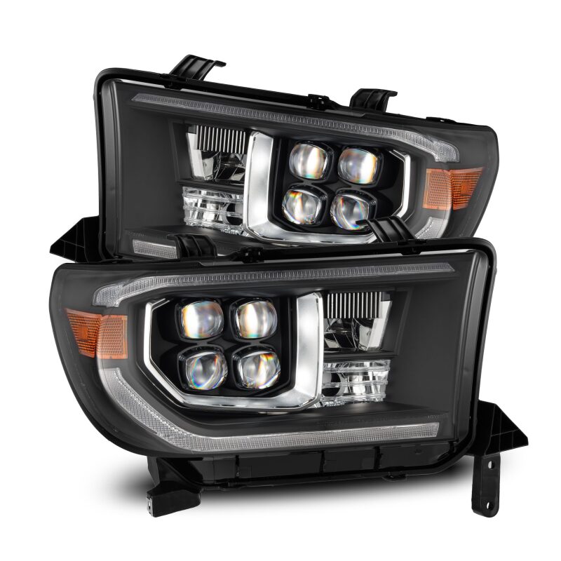 AlphaRex 07-13 Toyota Tundra / 08-17 Sequoia NOVA LED Proj HL Black w/Actv Light Seq. Sig + DRL 880818 *Discontinued