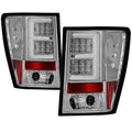 Spyder Jeep Grand Cherokee 05-06 Version 2 Light Bar LED Tail Lights - Chrome 5085832