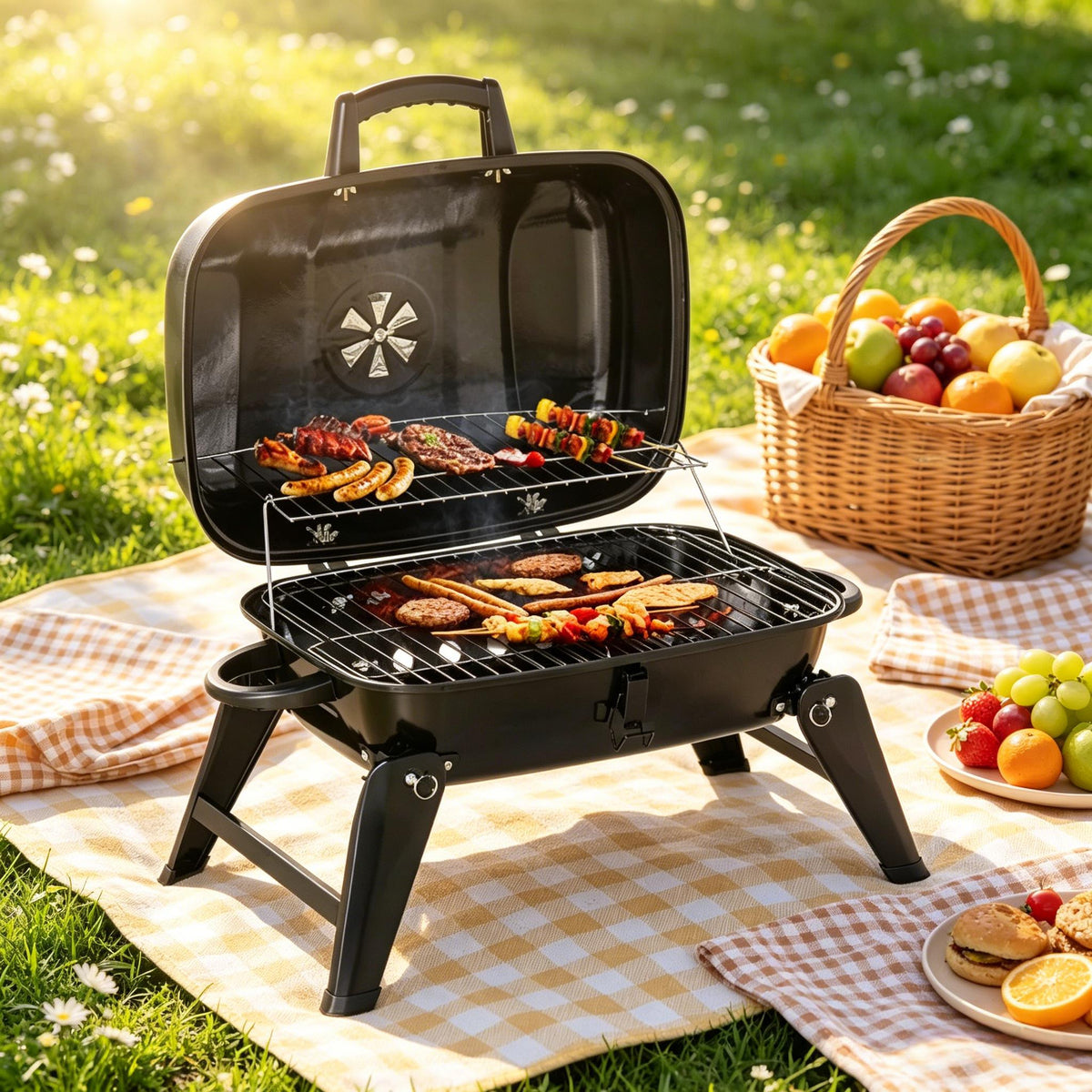 Small Portable Charcoal BBQ Grill