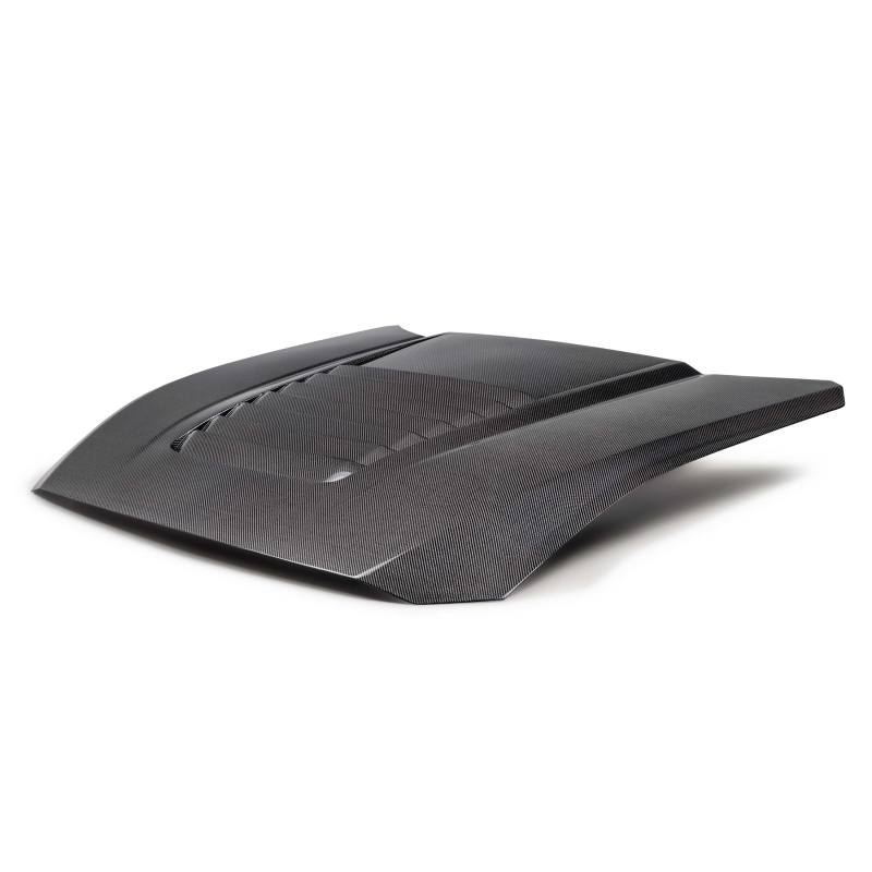 Anderson Composites 2024 Ford Mustang S650 Double-Sided Carbon Fiber Hood AC-HD24FDMU-GT5-DS