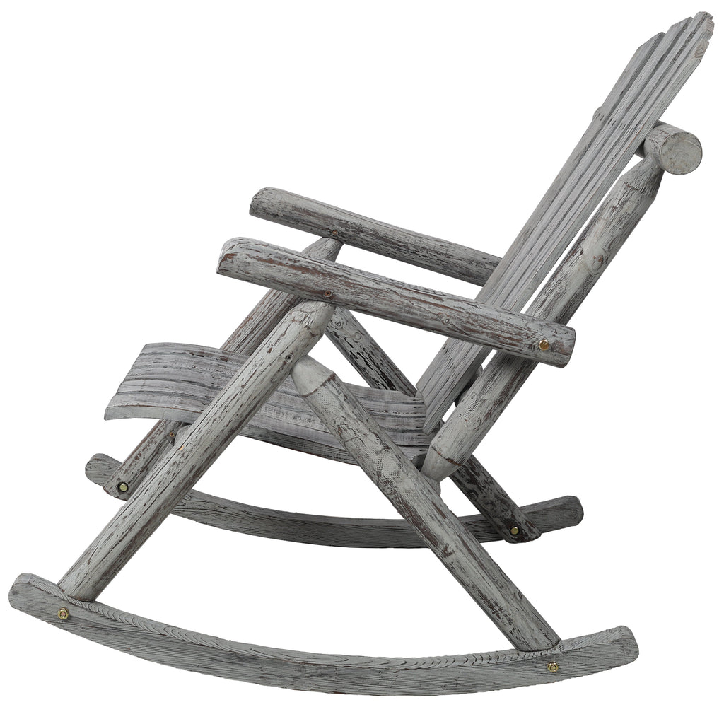 Wooden Porch Rocker Chair
