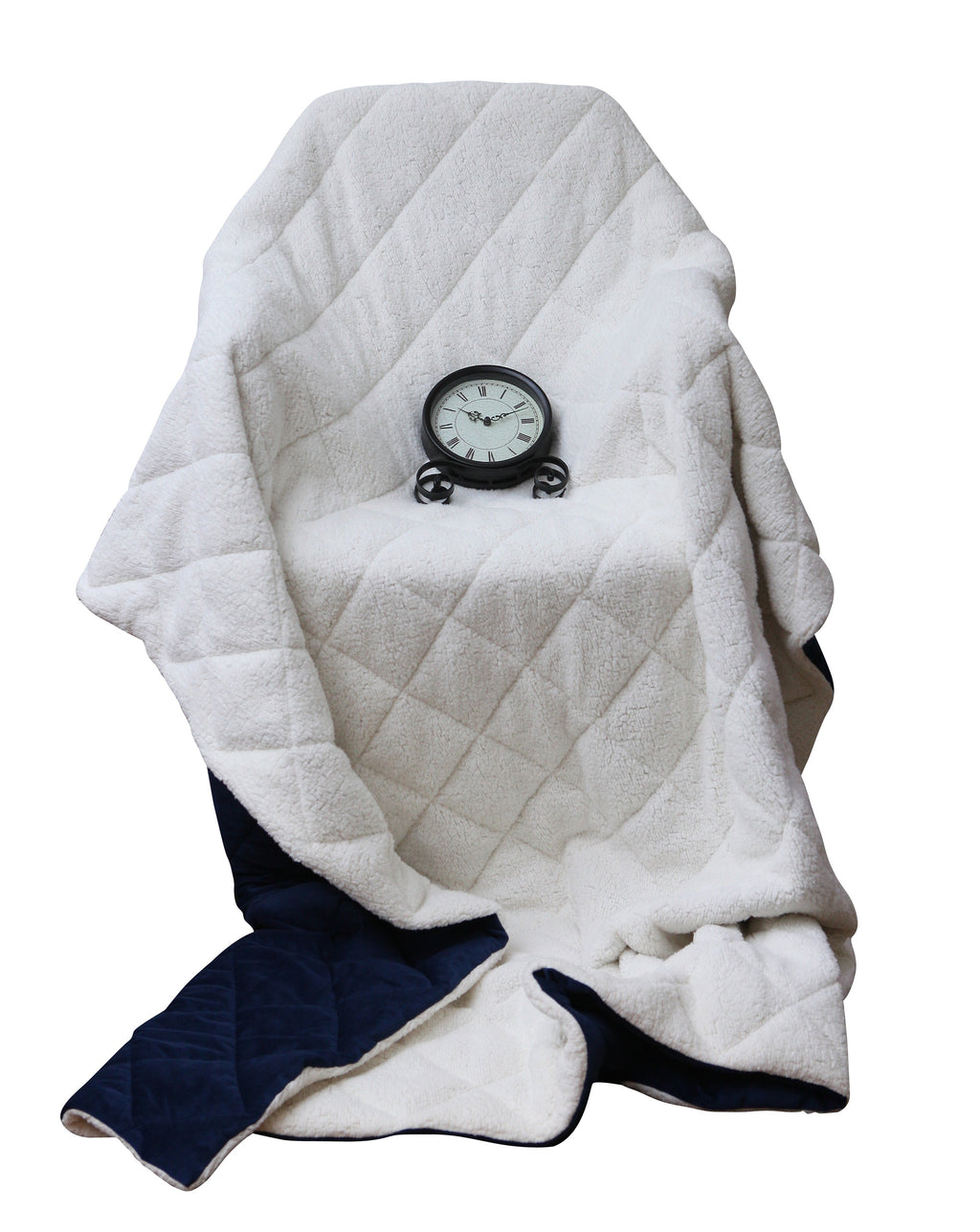 Modern Style Reversible Throw Blanket