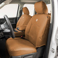 Covercraft 17-18 Ford F250+ Carhartt PrecisionFit Custom Second Row Seat Covers - Brown GTF637CABN