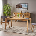106.3 in Large Extendable Kitchen Dining Table