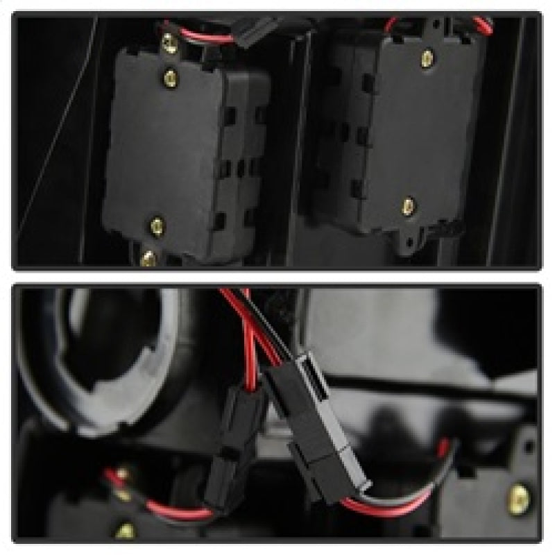 Spyder 09-16 Dodge Ram 1500 Light Bar LED Tail Lights - Black ALT-YD-DRAM09V2-LED-BK 5084026