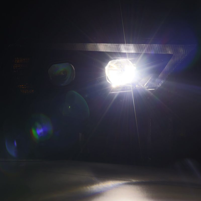AlphaRex 14-22 Toyota 4Runner LUXX-Series LED Proj Headlights Blk w/Actv Light & Seq. Sig + DRL 880811 *Discontinued