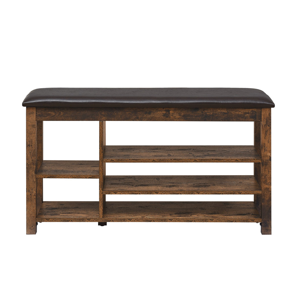 Height-Adjustable Long Shoe-Changing Bench