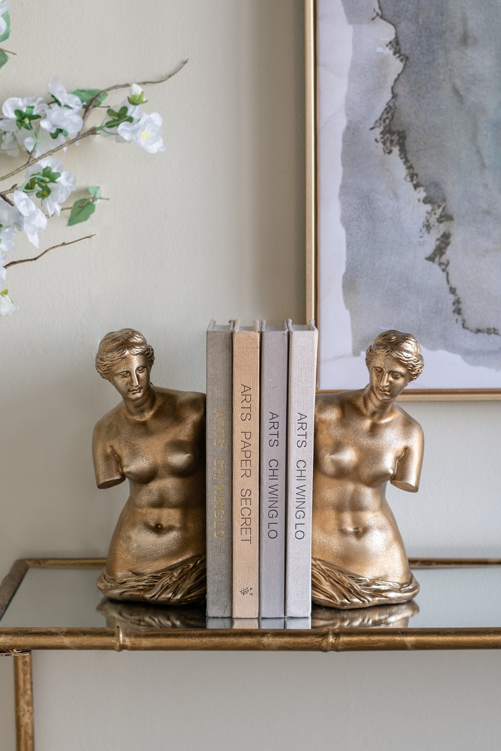 Set of 2 Venus de Milo Bust Bookends