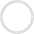 Cometic Gasket Cometic Holley Airhorn .020in Fiber Carburetor Gasket C15108