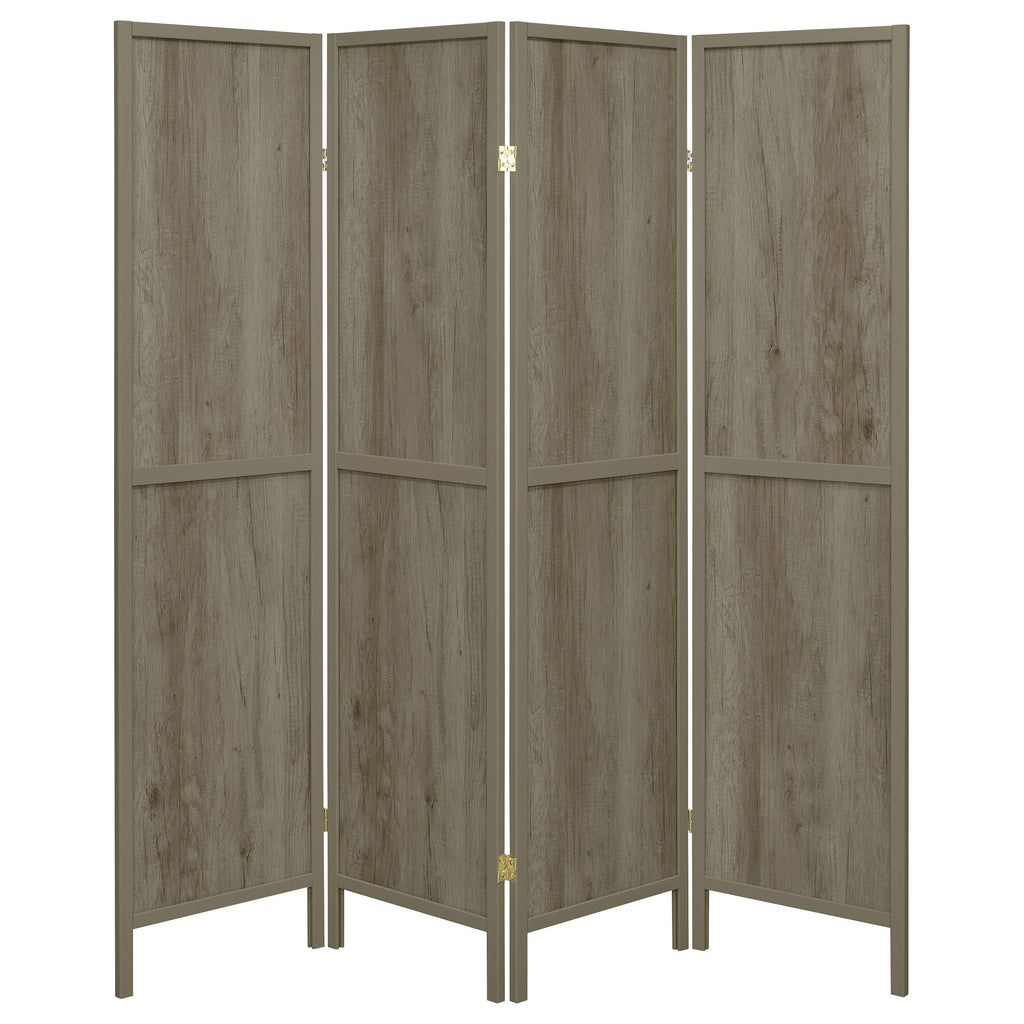 Grey Driftwood and Light Privacy Screen