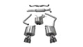 Corsa 10-14 Audi B8 Black Sport 2.5in Cat-Back Dual Rear Exit Black PVD Polished Pro-Series Tips 14543BLK