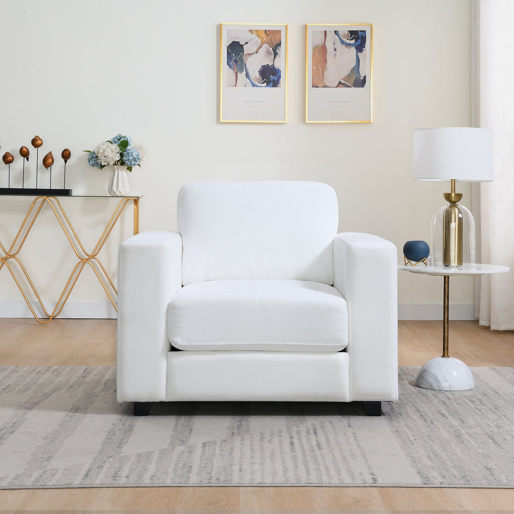 Oversized Accent Chair with Widen Arms
