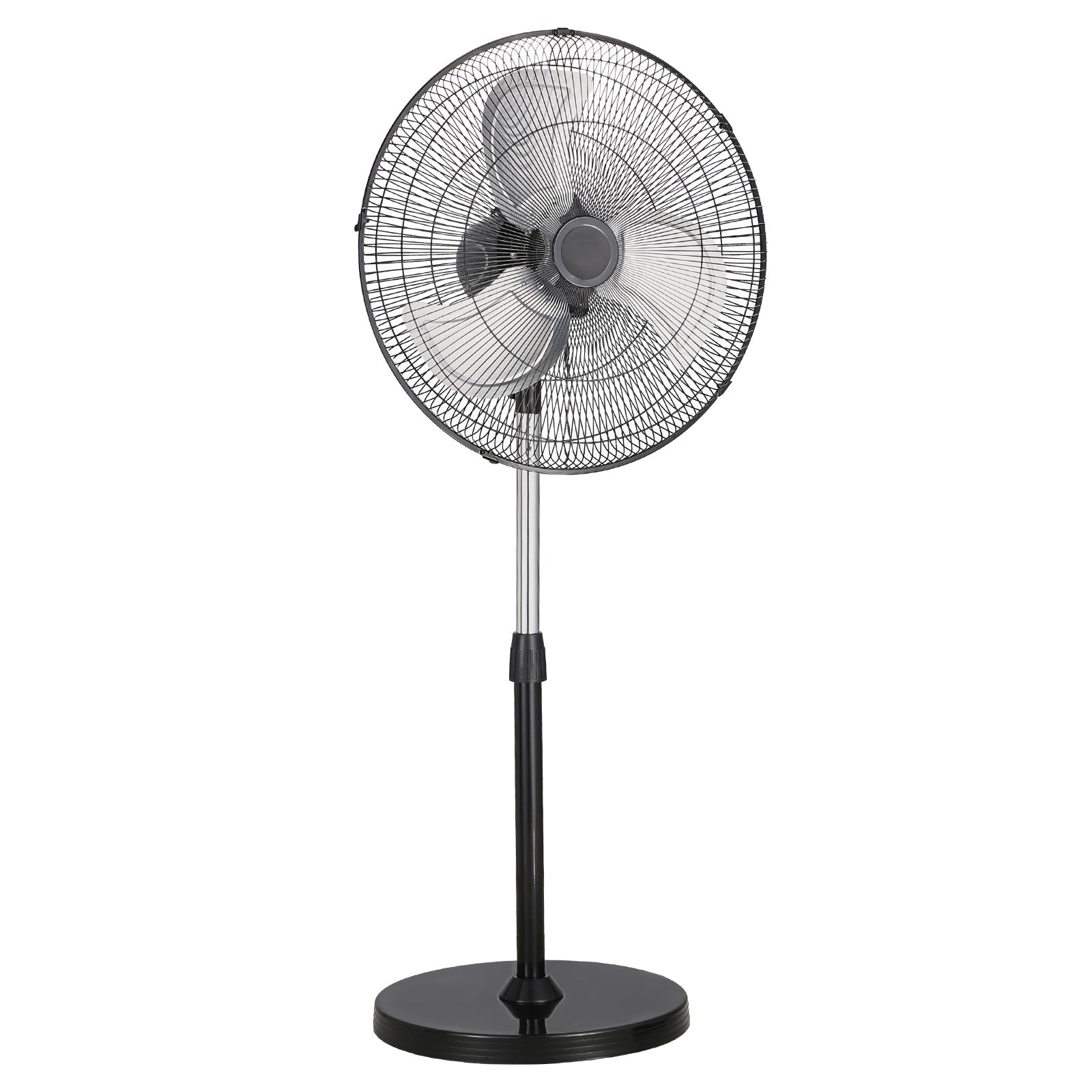 18" Industrial Pedestal Fan 3-Speed Oscillating Fan