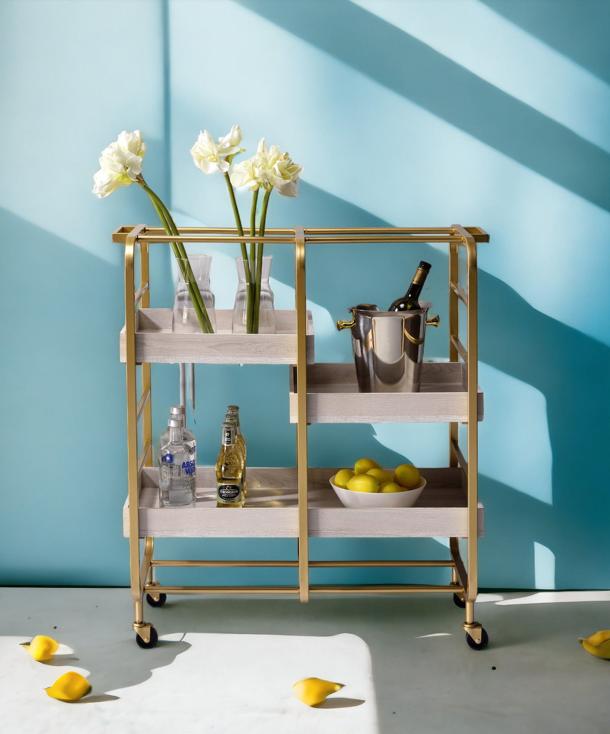 Vorrik Kitchen Serving Cart