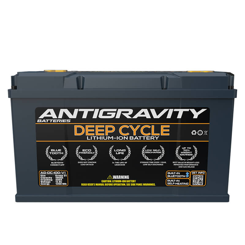 Antigravity Batteries Antigravity DC-100-V1 Lithium Deep Cycle Battery AG-DC-100-V1