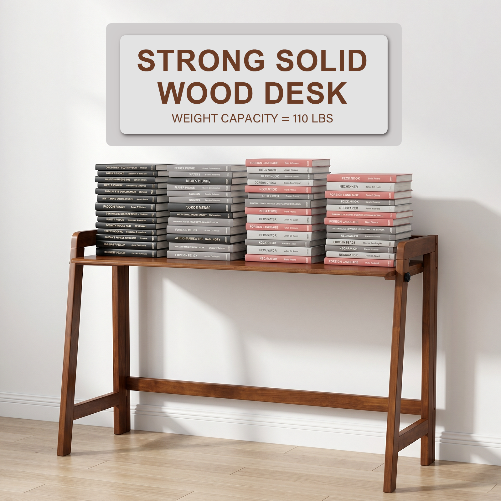 Solid Wood Folding Desk