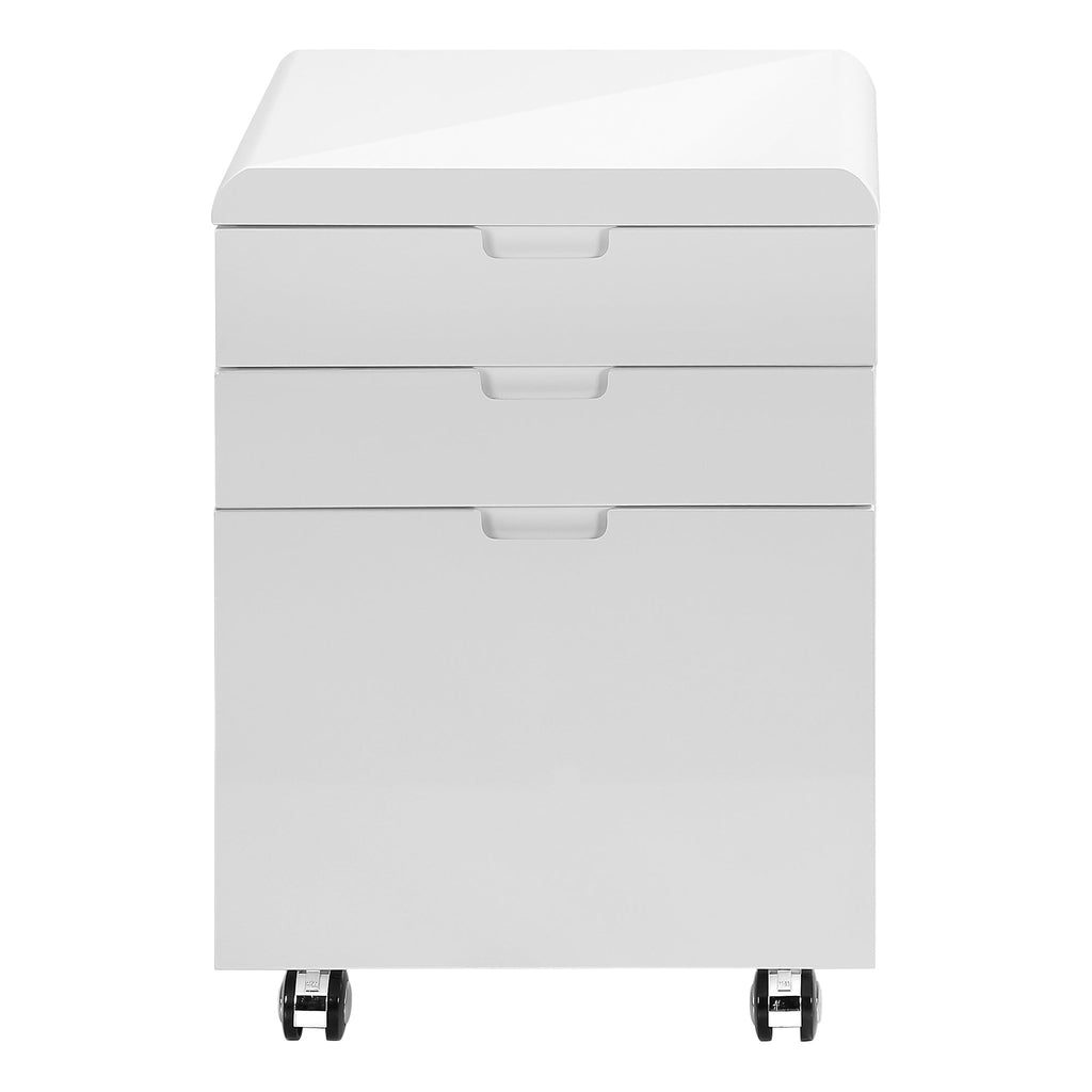 Rolling Mobile File Cabinet with Storage Drawers