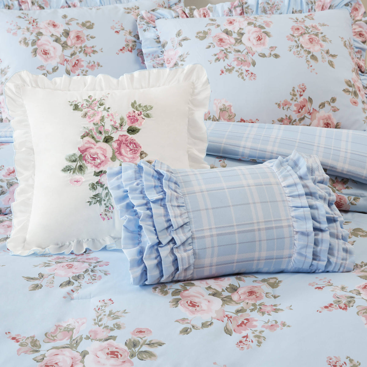 5 Piece Full/Queen Comforter Set