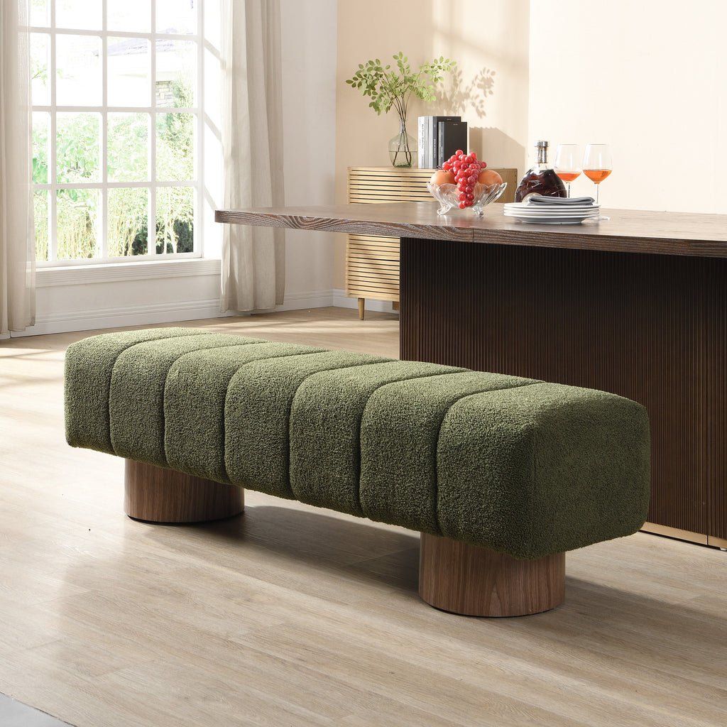 Upholstered Dining Bench for Dining Room and Entryway
