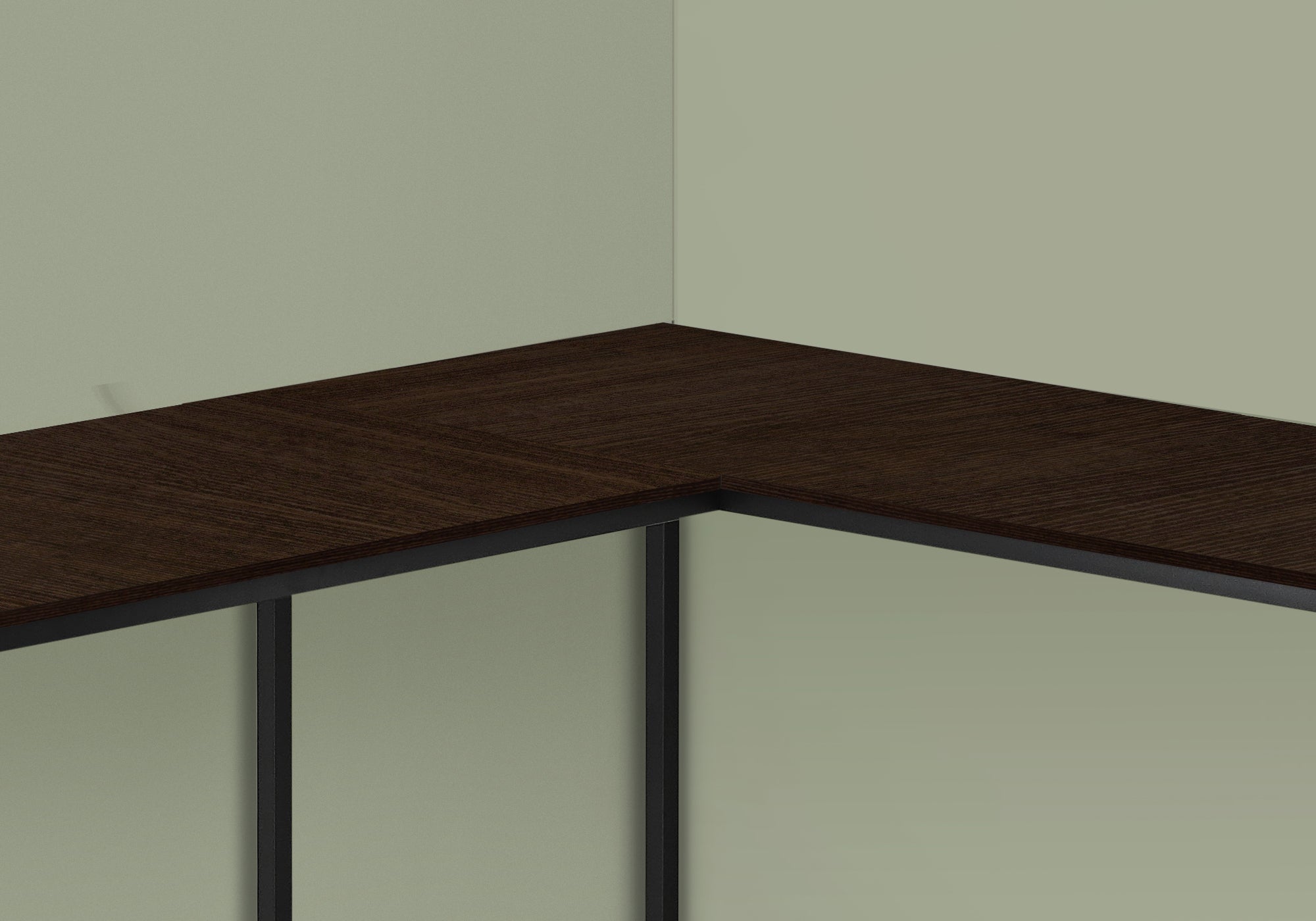 L-Shaped Computer Desk, Home Office, Corner, 58"L