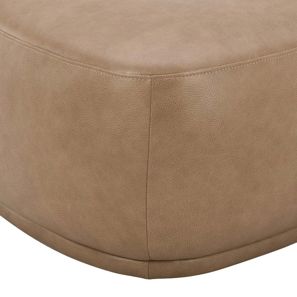 Pebble 44" Rounded Triangle Cocktail Ottoman