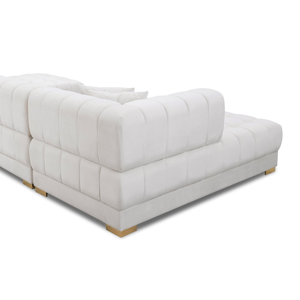 Marlow U-Shaped Velvet Sofa