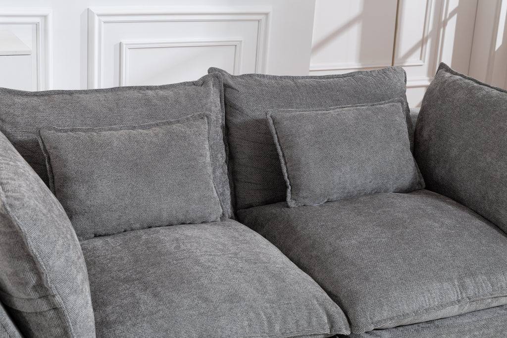 74.8" Cloud Couch Oversized Modular Sectional Sofa