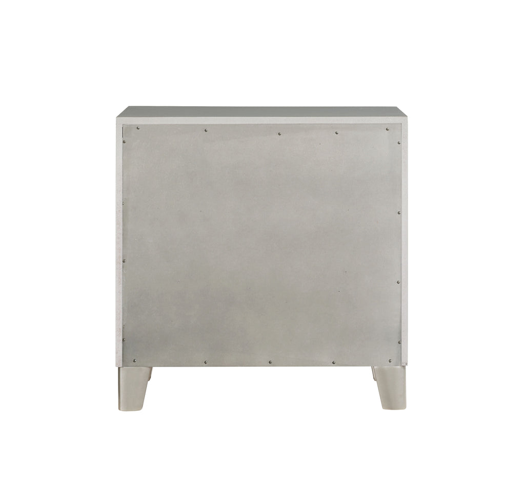 Sliverfluff Mirrored & Champagne Finish Nightstand