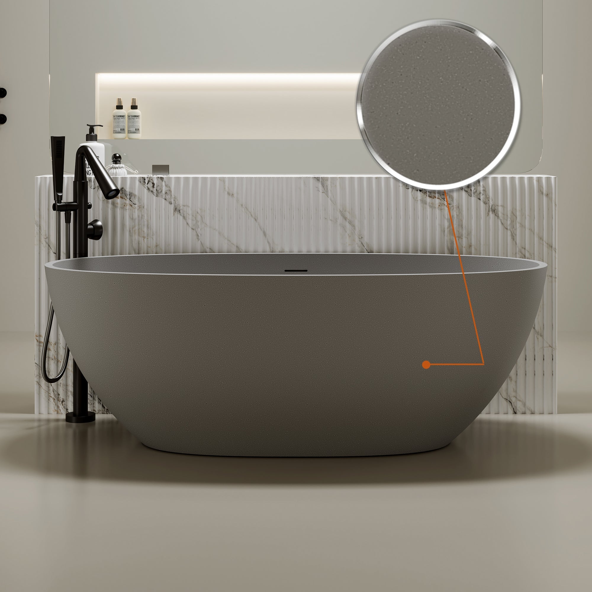 63'' Freestanding Bathtub