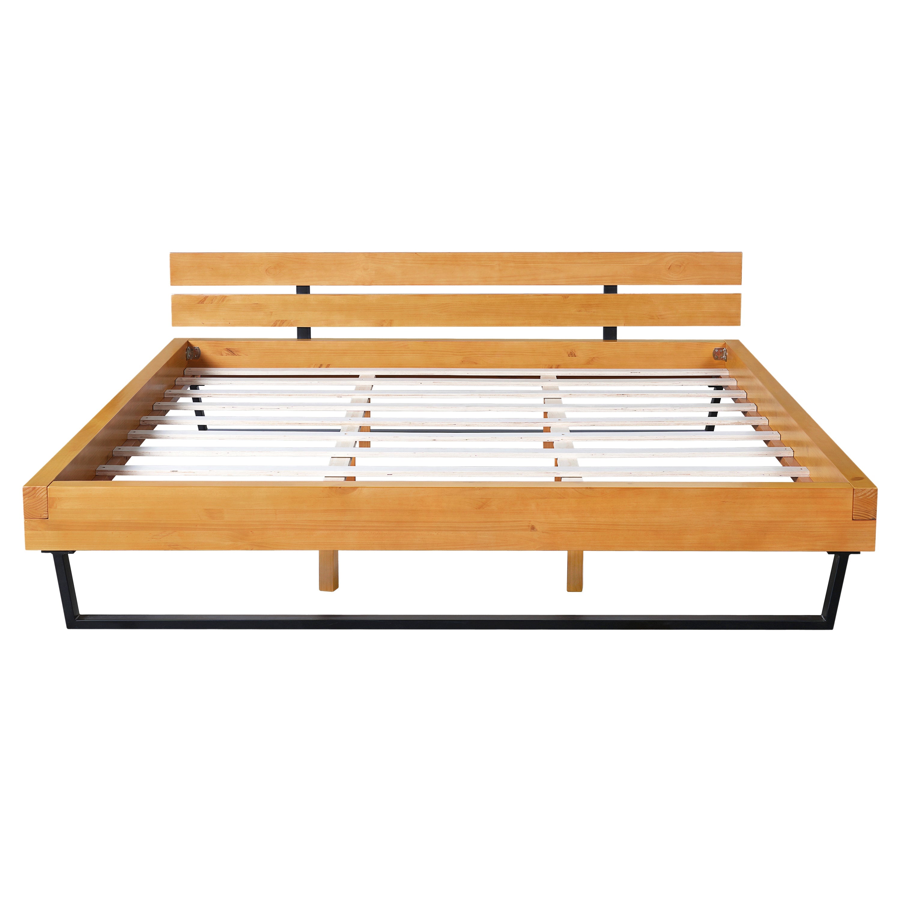 Pine Wood Bed Frame King Size