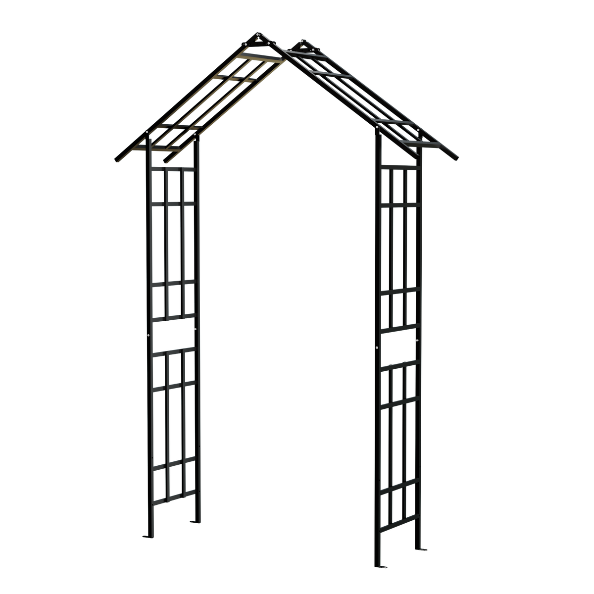 Metal Garden Arch with Adjustable Width