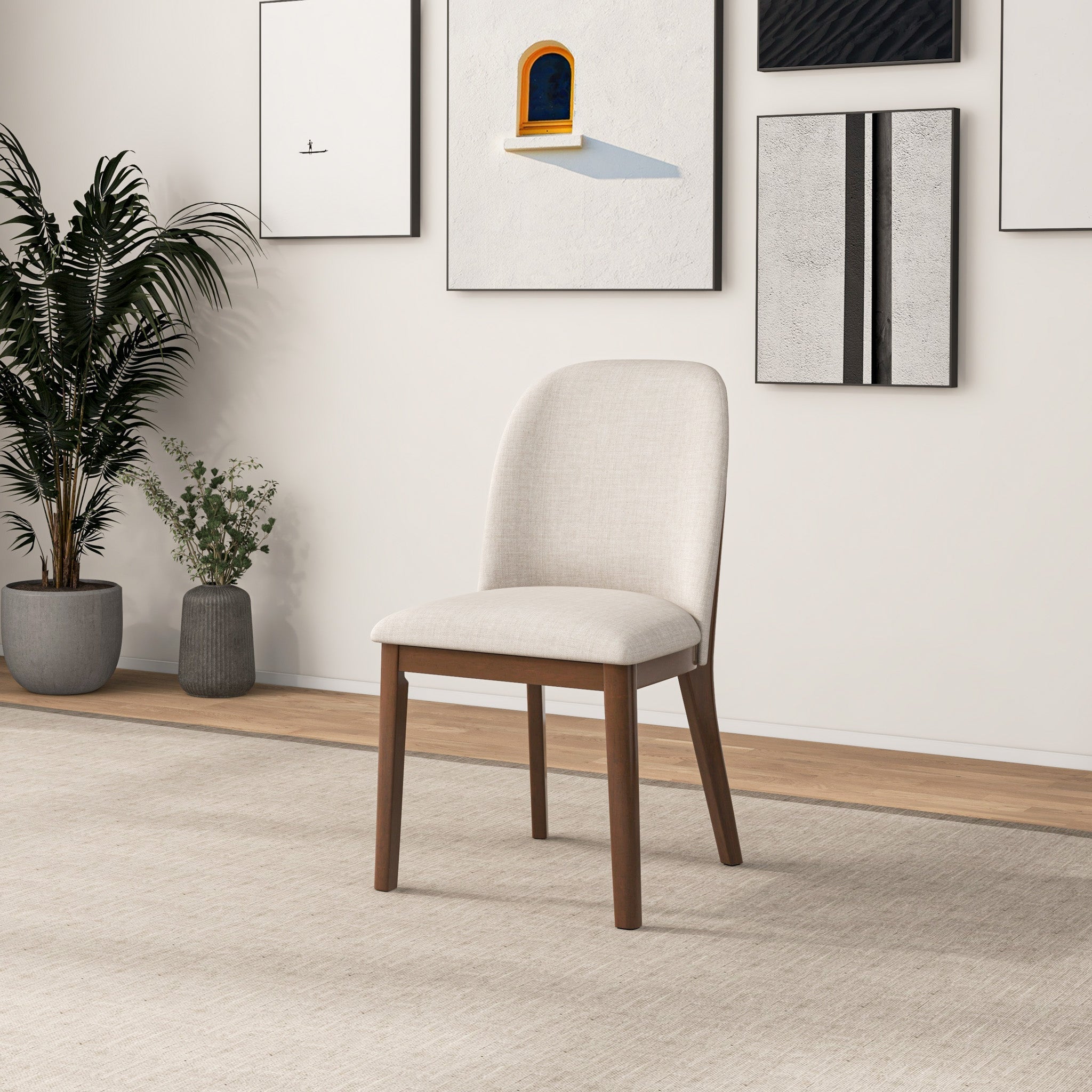 Mid-Century Modern Kaitlyn Dining Chair Set