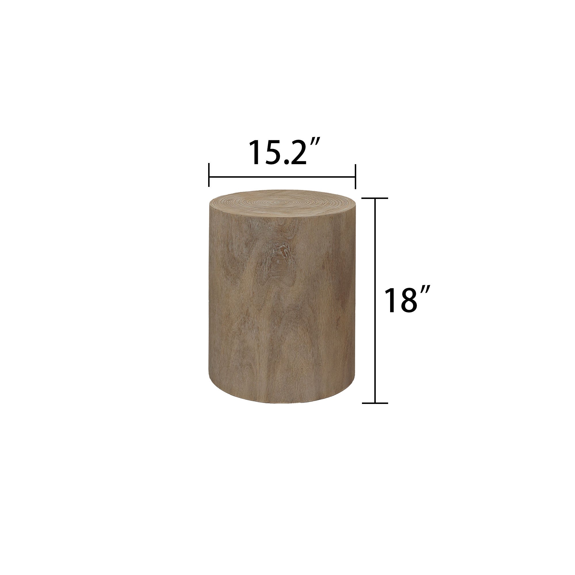 Set of 3 Rounded Wood Coffee Tables