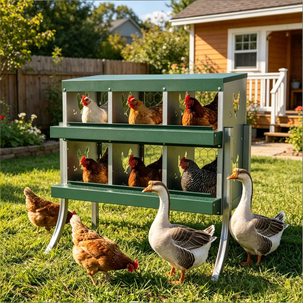 Outdoor Egg Laying Boxes, Metal Nesting Boxes