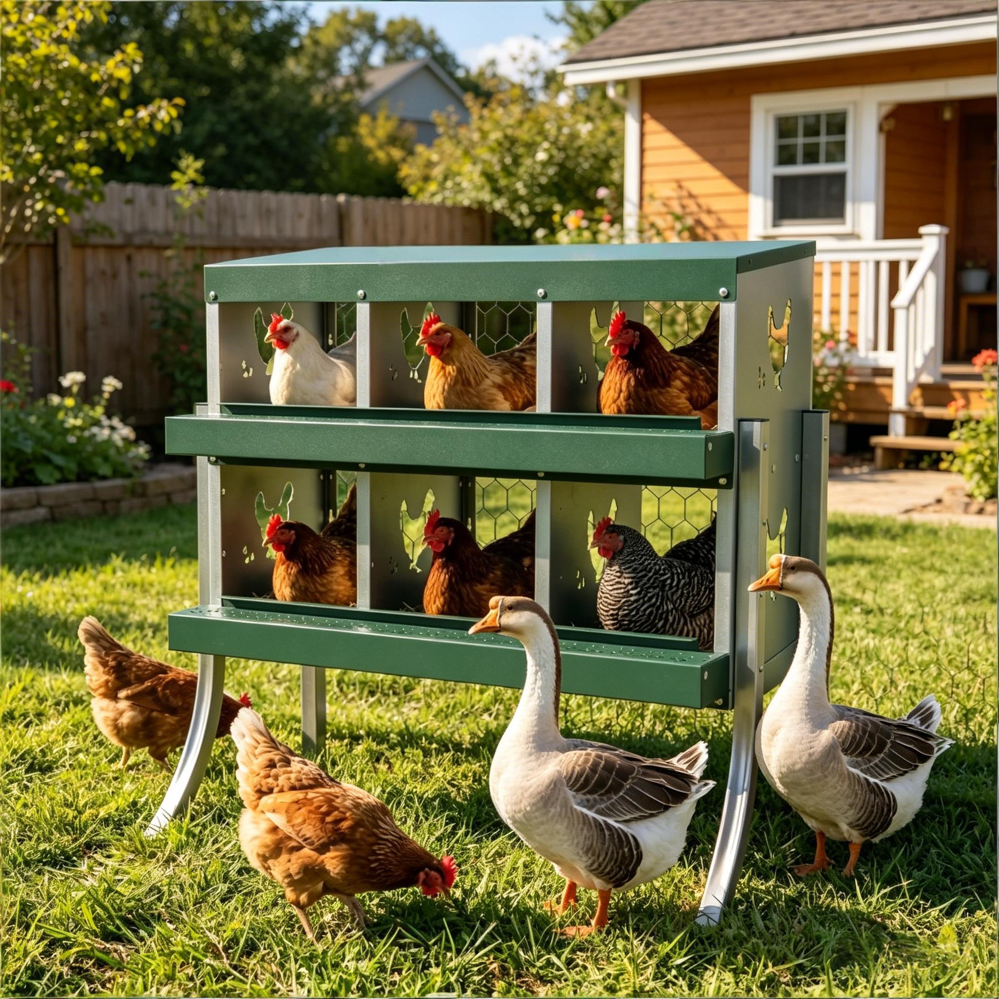 Outdoor Egg Laying Boxes, Metal Nesting Boxes